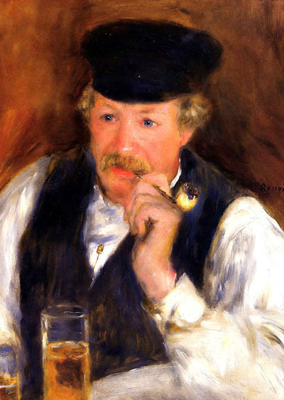 Monsieur Fornaise Art Print 1875 Painting by Pierre-Auguste Renoir (6 Sizes)