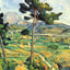 Mont Sainte-Victoire and the Viaduct of the Arc River 1885 Print (6 Sizes)