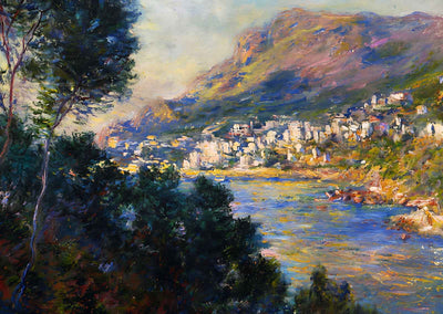 Monte Carlo Seen from Roquebrune Art Print 1884 by Claude Monet (6 Sizes)