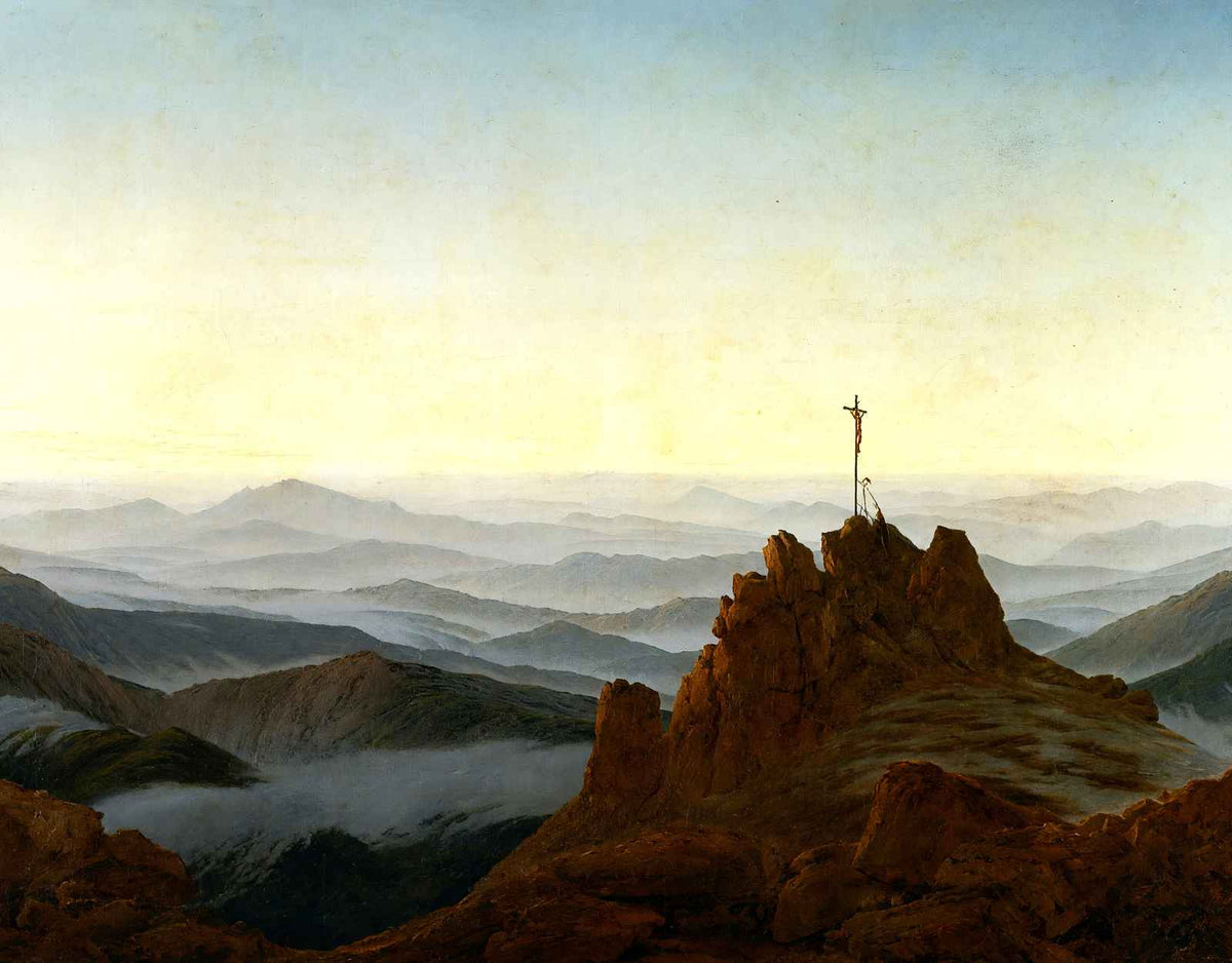 Morning in the Sudeten Mountains 1811 by Friedrich Art Print (6 Sizes)