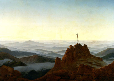 Morning in the Sudeten Mountains 1811 by Friedrich Art Print (6 Sizes)