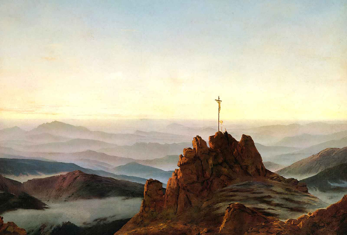 Morning in Riesengebirge 1811 by Caspar David Friedrich Art Print (6 Sizes)