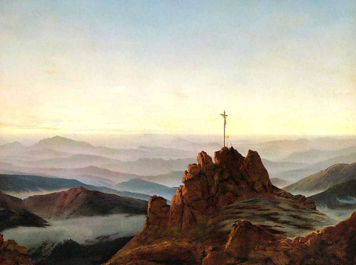 Morning in Riesengebirge 1811 by Caspar David Friedrich Art Print (6 Sizes)