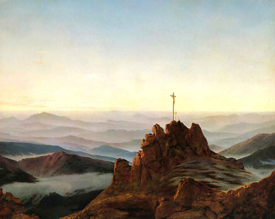 Morning in Riesengebirge art print by Caspar David Friedrich (1811)