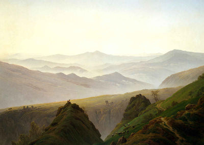 Morning in the Mountains 1823 by Caspar David Friedrich Fine Art Print (6 Sizes)