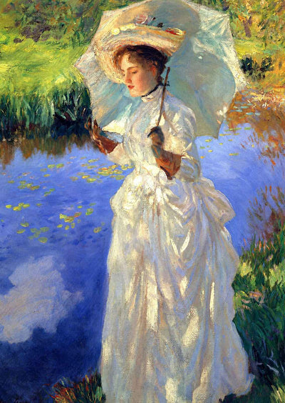 Morning Walk Art Print 1888 Painting by John Singer Sargent (6 Sizes)