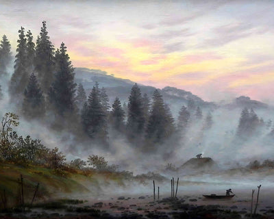 Morning Painting by Caspar David Friedrich 8x10" Art Print - Premium Quality
