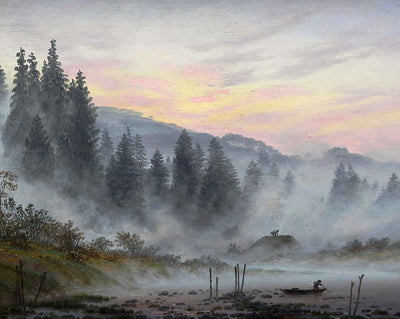 Morning fine art print by Caspar David Friedrich (1821)