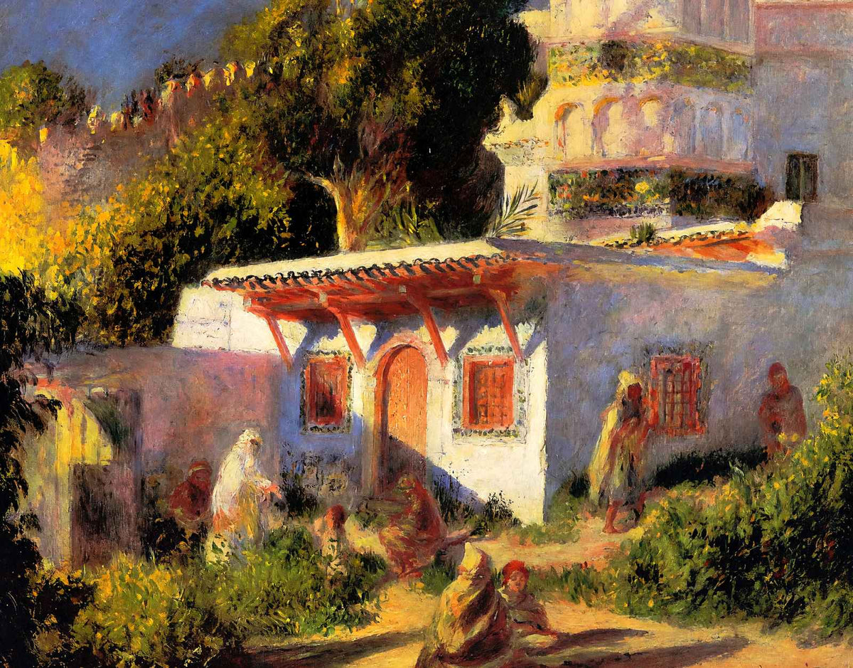 Mosque in Algiers 1882 by Pierre-Auguste Renoir Fine Art Print (6 Sizes)