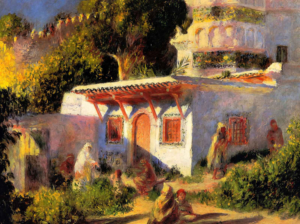 Mosque in Algiers 1882 by Pierre-Auguste Renoir Fine Art Print (6 Sizes)