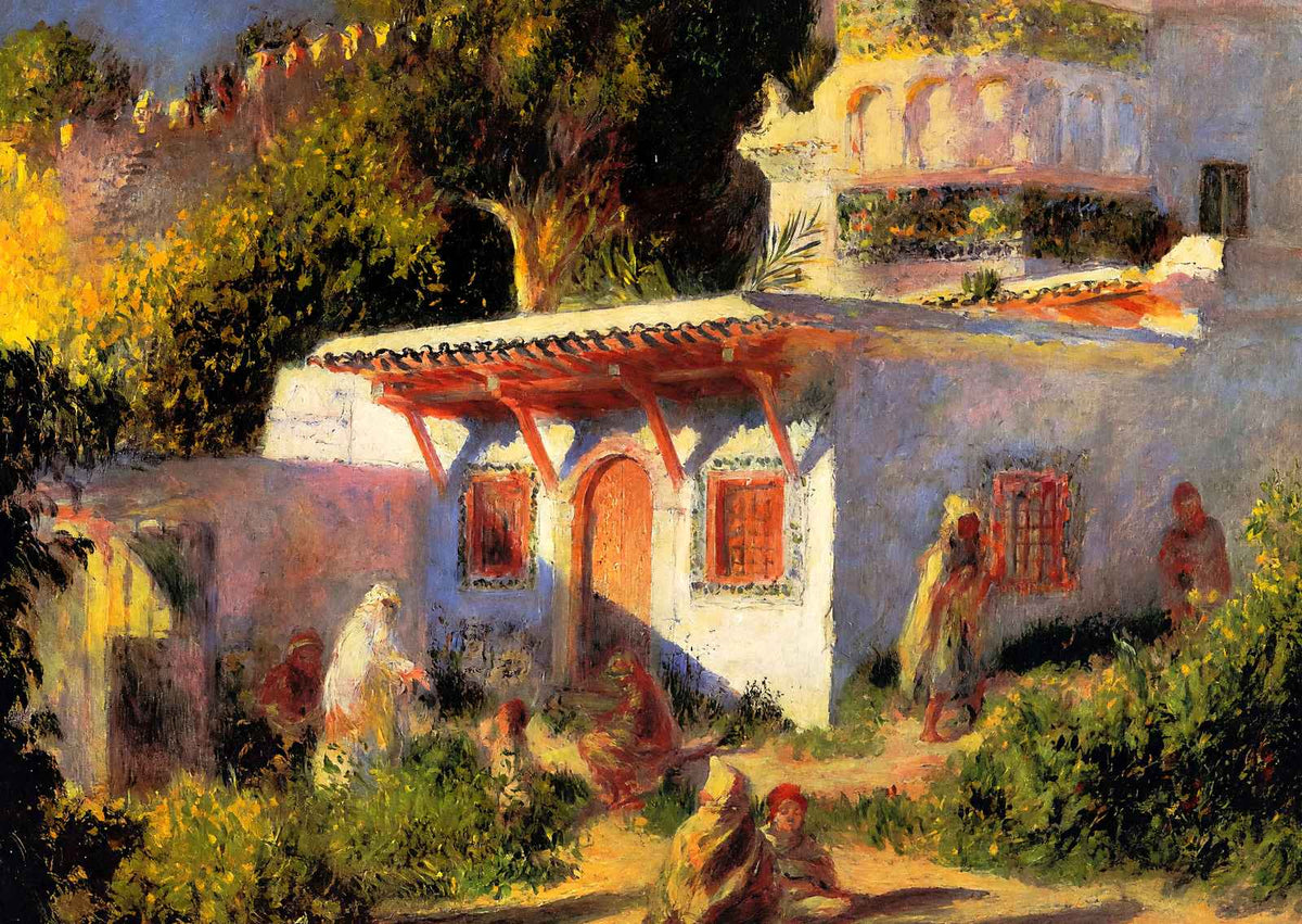 Mosque in Algiers 1882 by Pierre-Auguste Renoir Fine Art Print (6 Sizes)