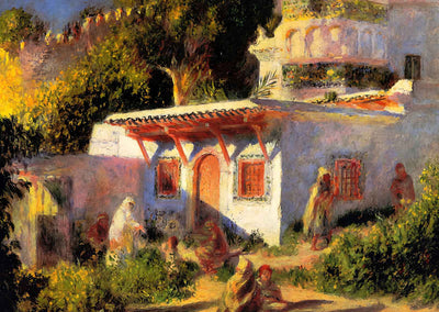 Mosque in Algiers 1882 by Pierre-Auguste Renoir Fine Art Print (6 Sizes)