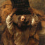 Moses Smashing the Tablets of the Law painting print by Rembrandt (1659)