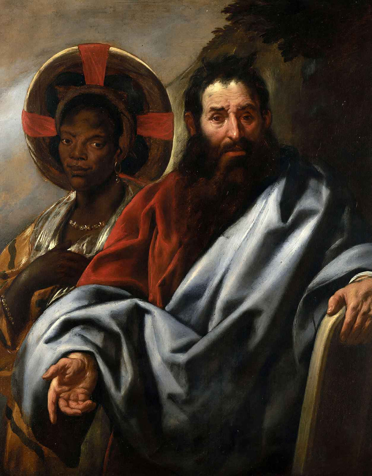 Moses & Zipporah Painting by Jacob Jordaens Bible Art Print (6 Sizes)