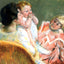 Mother and Children 1901 Painting by Mary Cassatt Art Print (6 Sizes)