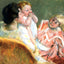 Mother and Children art print by Mary Cassatt (1901)