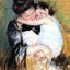 Mother and Child Fine Art Print 1900 Painting by Mary Cassatt (6 Sizes)