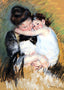 Mother and Child Fine Art Print 1900 Painting by Mary Cassatt (6 Sizes)