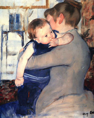 Mother and Child (1889) art print by Mary Cassatt (1889)