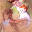 Mother and Daughter Looking at the Baby 1905 by Mary Cassatt Art Print (6 Sizes)