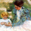 Mother Playing with Her Child 1899 Painting by Mary Cassatt Art Print (6 Sizes)