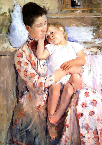 Mother and Child 1890 Painting by Mary Cassatt Fine Art Print (6 Sizes)