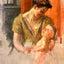 Mother and Child Smiling at Each Other 1908 by Mary Cassatt Art Print (6 Sizes)