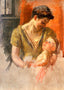 Mother and Child Smiling at Each Other 1908 by Mary Cassatt Art Print (6 Sizes)