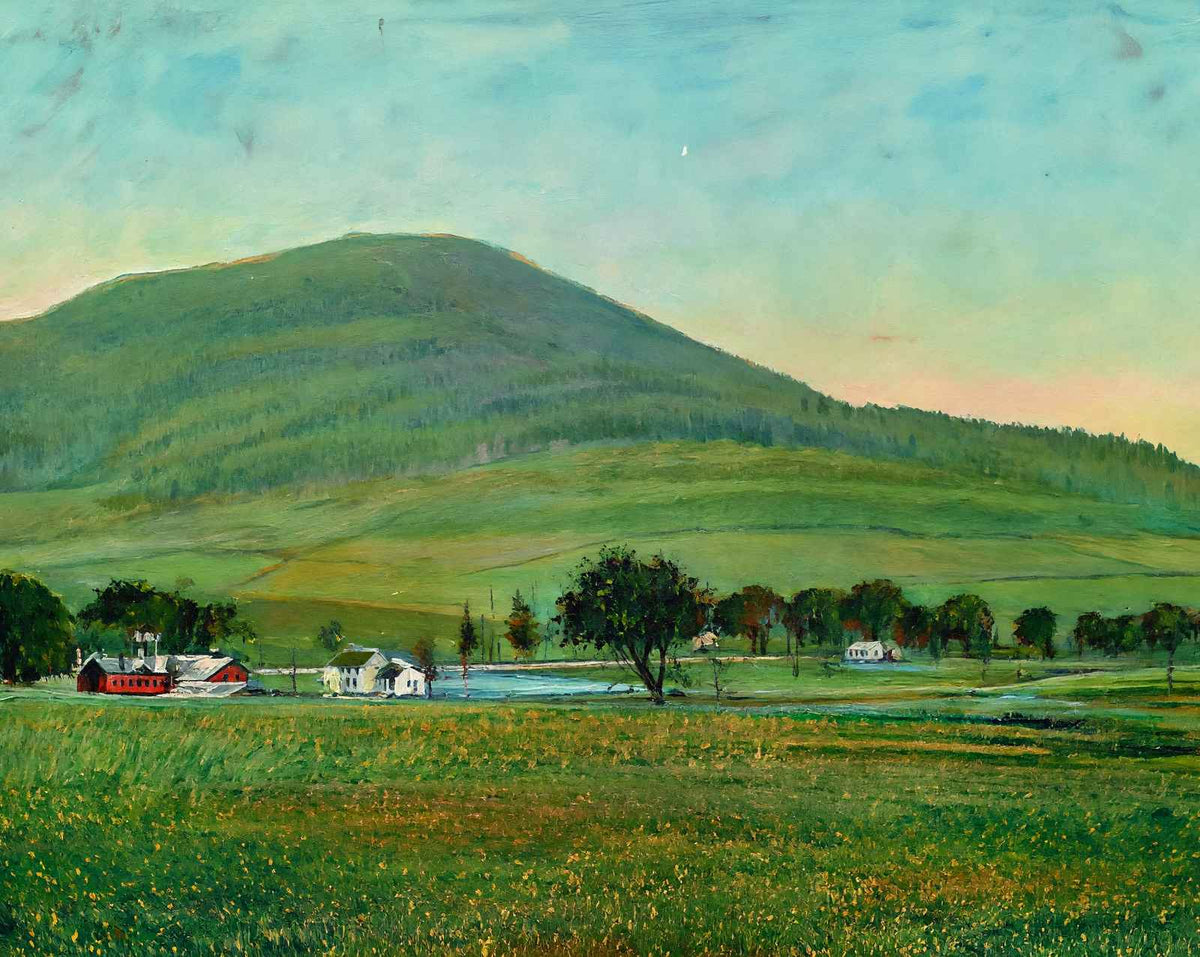 Mount Anthony in Bennington in 1907 art print