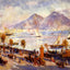 Mount Vesuvius in the Morning art print by Pierre-Auguste Renoir (1881)