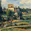 Moulin De La Couleuvre at Pontoise art print by Paul Cezanne (1881)