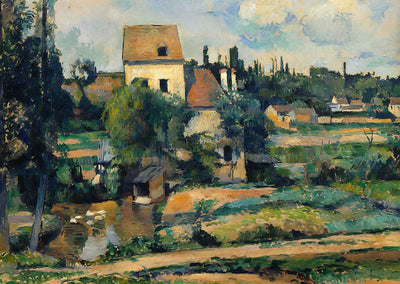 Moulin De La Couleuvre at Pontoise 1881 by Paul Cezanne Art Print (6 Sizes)