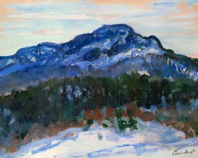 Mount Kolsaas art print by Claude Monet (1895)