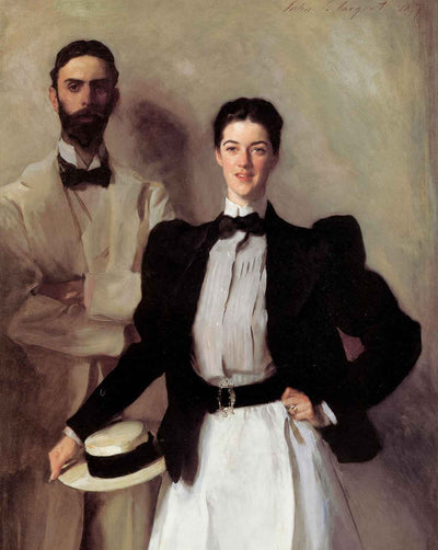 Mr. and Mrs. Isaac Newton Phelps Stokes painting print by John Singer Sargent (1897)