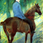 Mr. Robert S. Cassatt on Horseback 1885 by Mary Cassatt Art Print (6 Sizes)