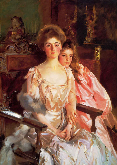 Mrs Fiske Warren and Her Daughter Rachel 1903 by Sargent Art Print (6 Sizes)
