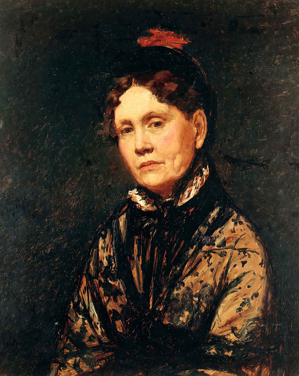 Mrs. Robert Simpson Cassatt fine art print by Mary Cassatt (1873)