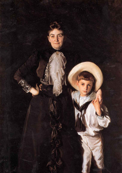 Mrs. Edward L. Davis and Her Son Livingston 1890 by Sargent Art Print (6 Sizes)