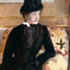 Mrs. Gardner Cassatt in Black 1880 Painting by Mary Cassatt Art Print (6 Sizes)