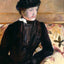 Mrs. Gardner Cassatt in Black 1880 Painting by Mary Cassatt Art Print (6 Sizes)