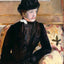 Mrs. Gardner Cassatt in Black 1880 Painting by Mary Cassatt Art Print (6 Sizes)