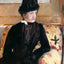 Mrs. Gardner Cassatt in Black painting by Mary Cassatt (1880)
