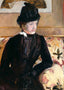 Mrs. Gardner Cassatt in Black 1880 Painting by Mary Cassatt Art Print (6 Sizes)