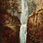 Multnomah Falls Oregon in 1908 Vintage Print (7 Sizes) - Premium Quality