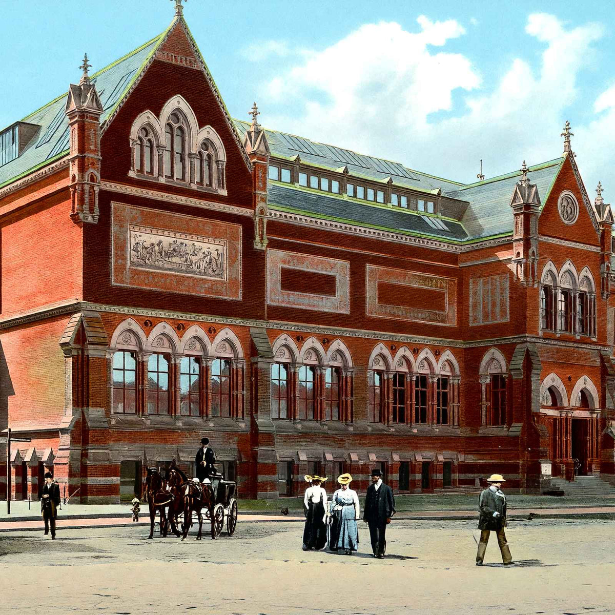 Museum of Fine Arts, Boston, Massachusetts in 1903 Vintage Print (7 Sizes)