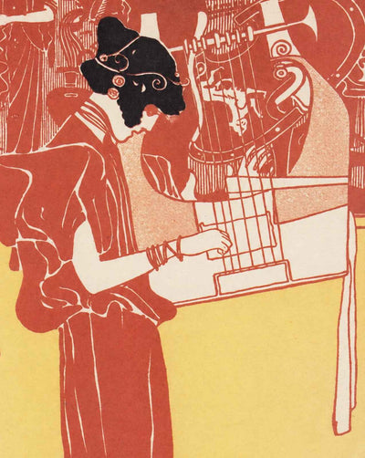 Musik (Lithograph) art print by Gustav Klimt (1901)
