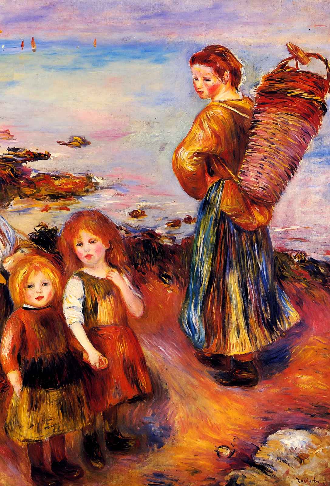 Mussel Fisherman Art Print 1879 Painting by Pierre-Auguste Renoir (6 Sizes)