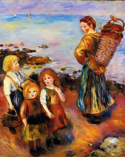 Mussel Fisherman Painting by Pierre-Auguste Renoir 8x10" Art Print - Acid Free