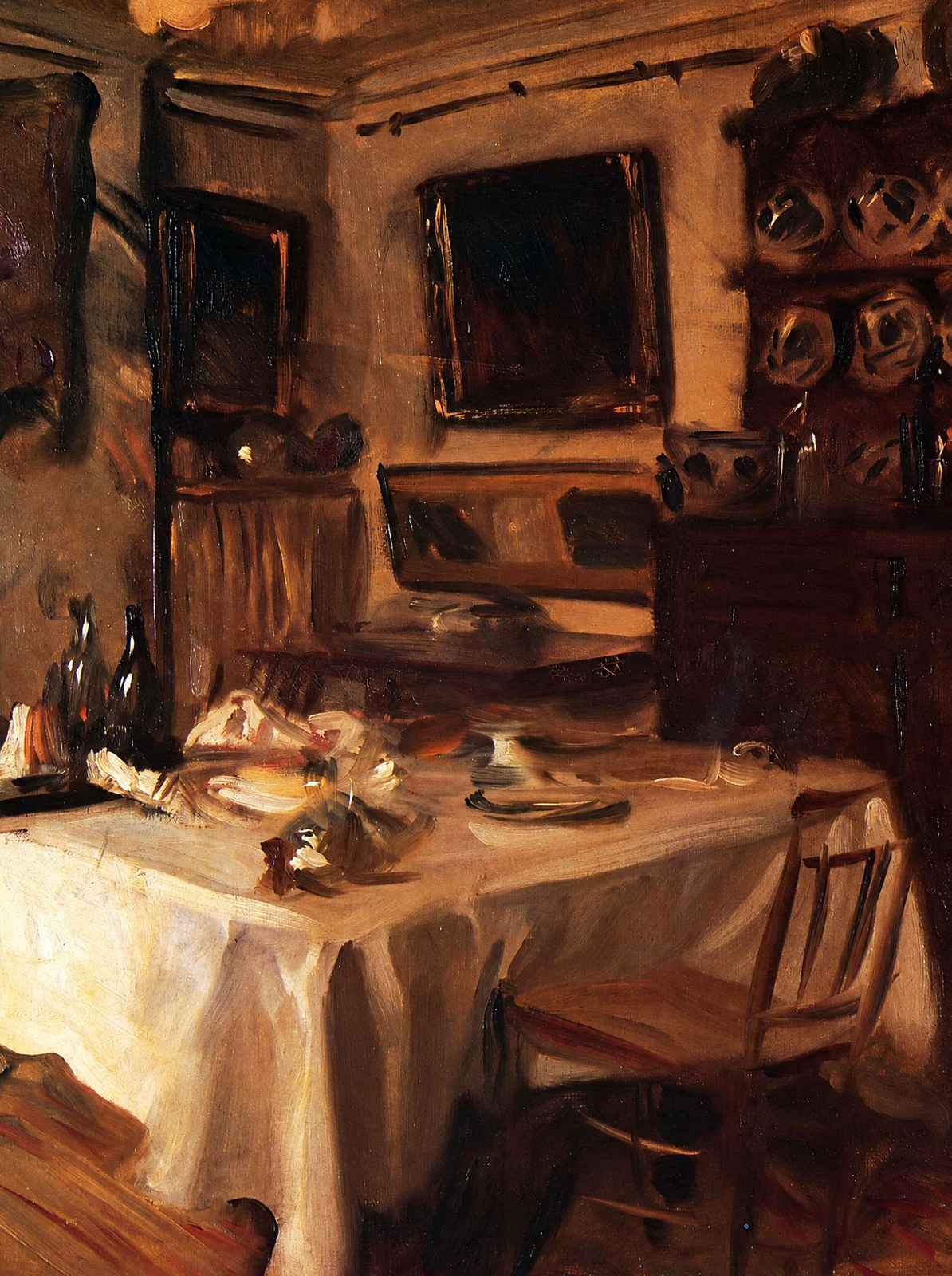 My Dining Room Art Print 1885 Painting by John Singer Sargent (6 Sizes)