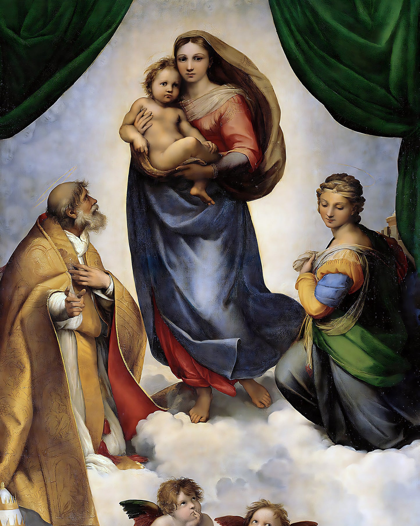 Madonna Sixtina Painting by Raphael 8x10" Bible Art Print (Mary)